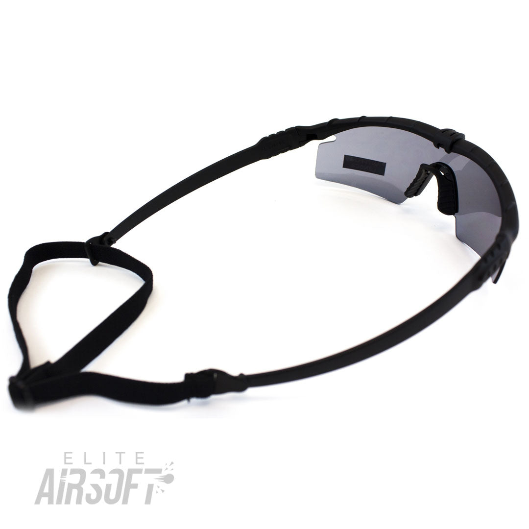 Nuprol Battle Pros Protective Eyewear | Black w/Smoked Lens