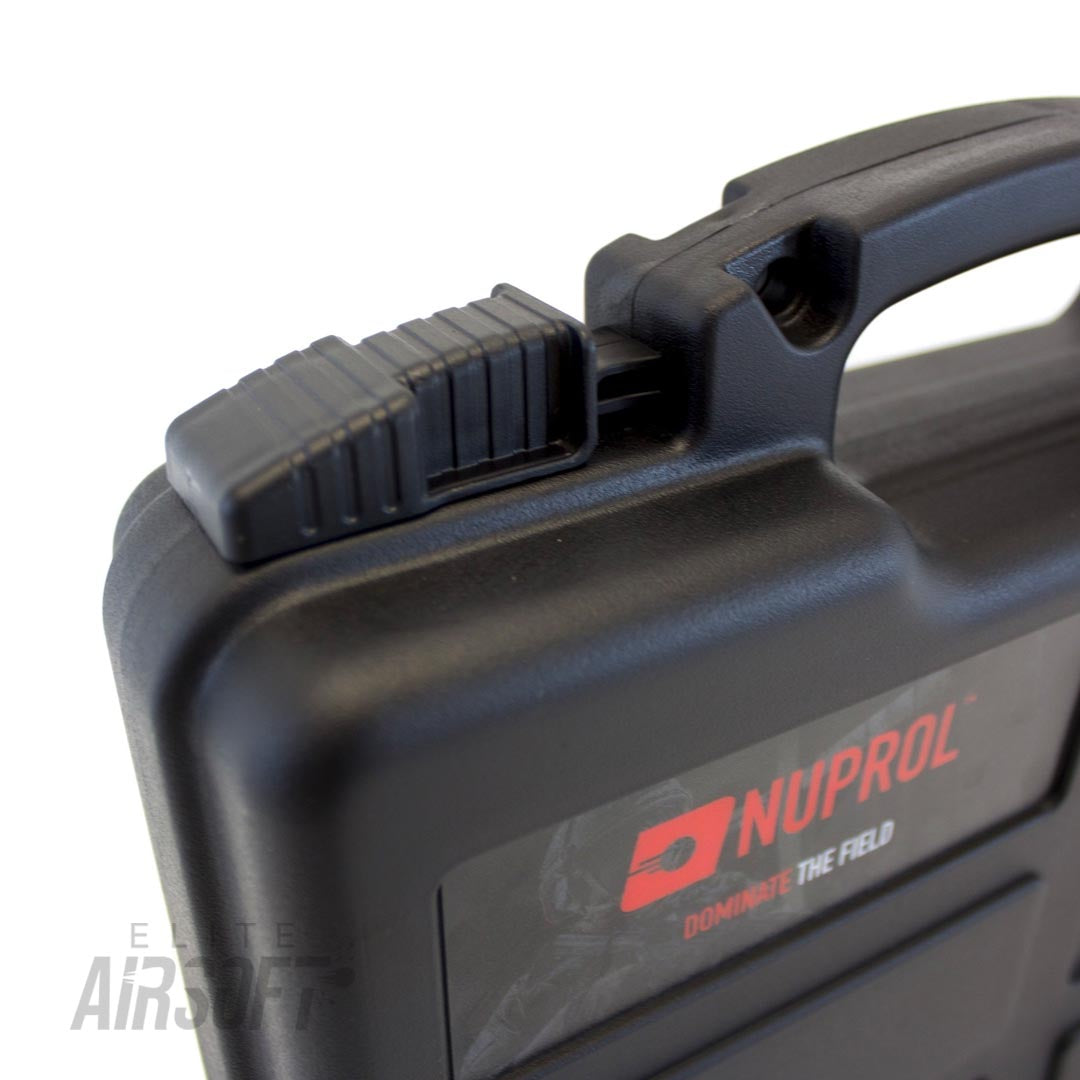 Nuprol Pistol Hard Case Black | Wave Foam Insert